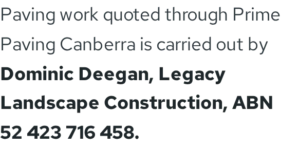 The contractor who carries out the work for us.